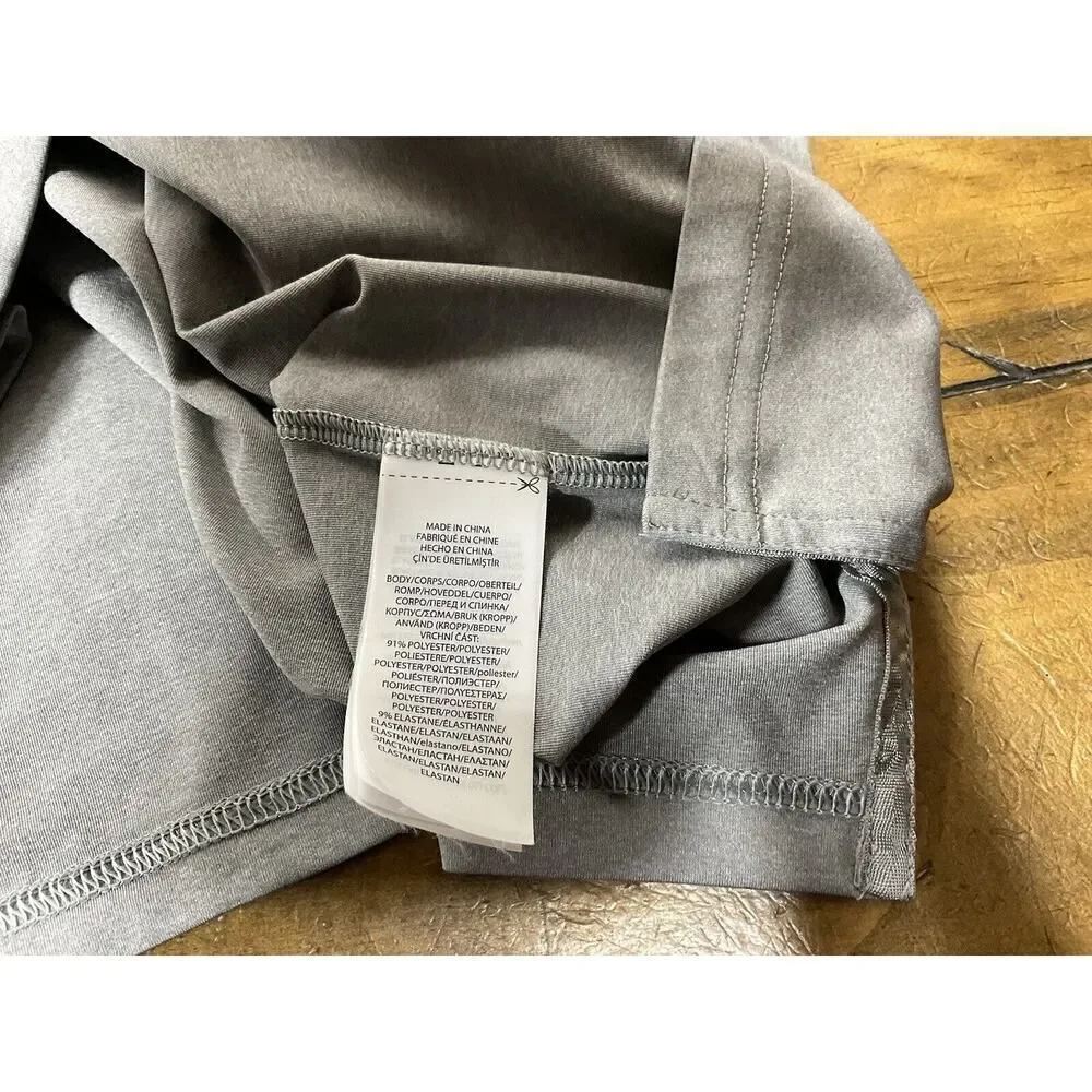 Polo Ralph Lauren Shirt Men 2XL Performance Gray Stretch Wicking Pony Golf